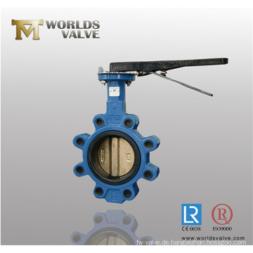 8 Zoll Wcb C95400 Hebel betätigt Lug Butterfly Valve